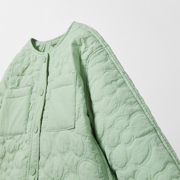 Zara kids mint green quilt stitched jacket NWT - Picture 3 of 3